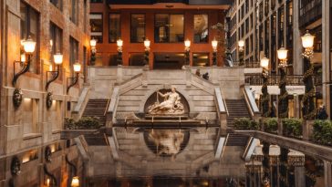 Vintage Indoor Courtyard