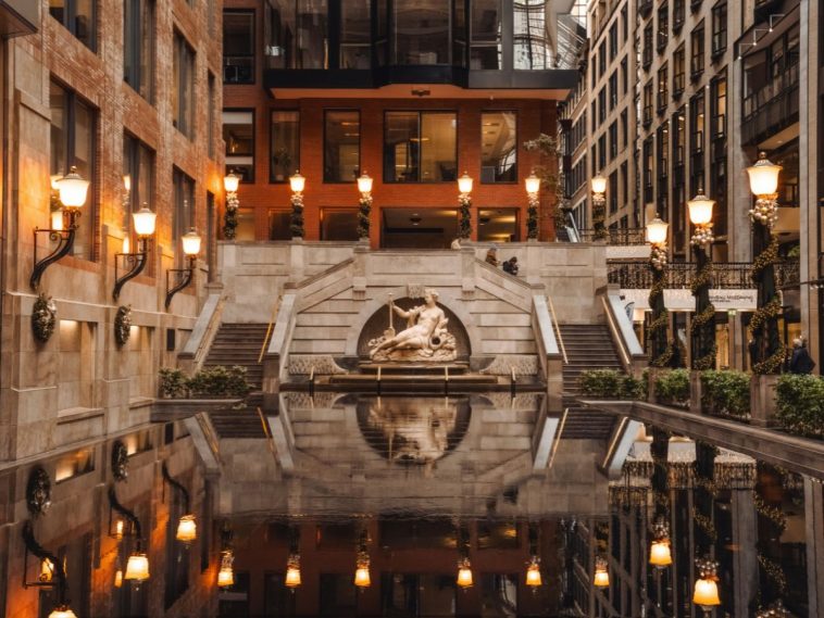 Vintage Indoor Courtyard