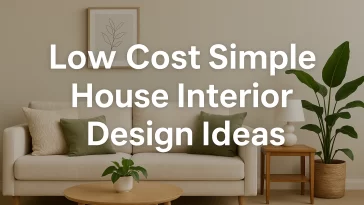 Low Cost Simple House Interior Design Ideas