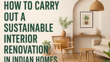 Sustainable Interior Renovation in Indian Homes
