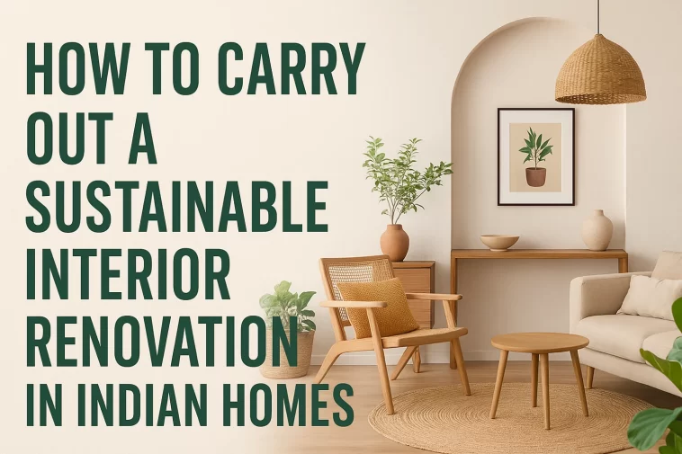 Sustainable Interior Renovation in Indian Homes